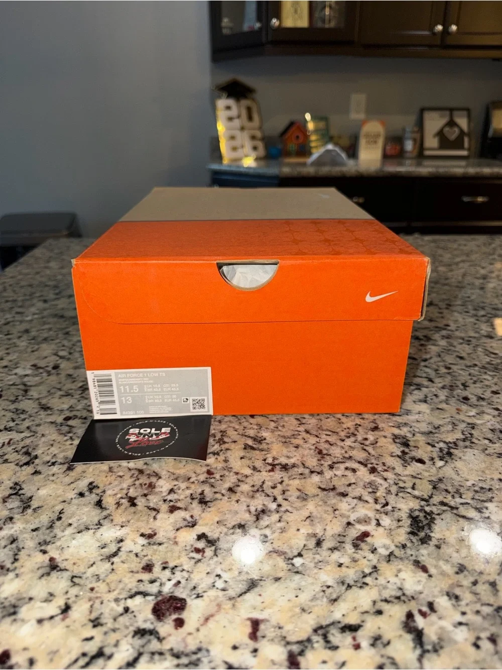 Size 11.5 Nike Air Force 1 Low Terror Squad University Red White SKU II4391-100